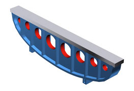 铸铁桥型平尺